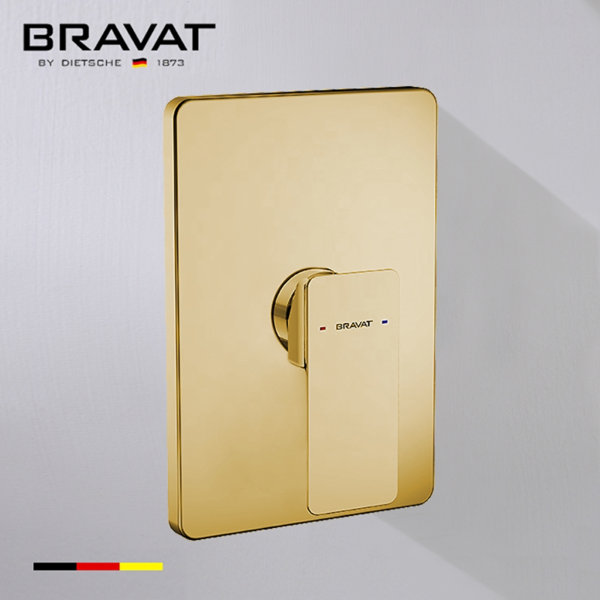 FontanaShowers Bravat Light Wall Mounted Thermostatic Shower Valve
